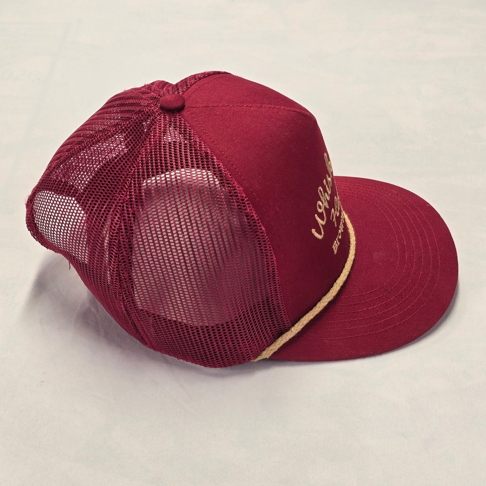 Whiskey Bent Hat Co Trucker Hat Brownsville Texas Rope Mesh Back SnapBack - Picture 4 of 6